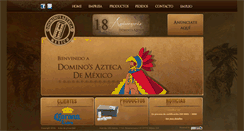 Desktop Screenshot of dominosazteca.com